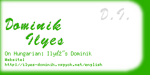 dominik ilyes business card